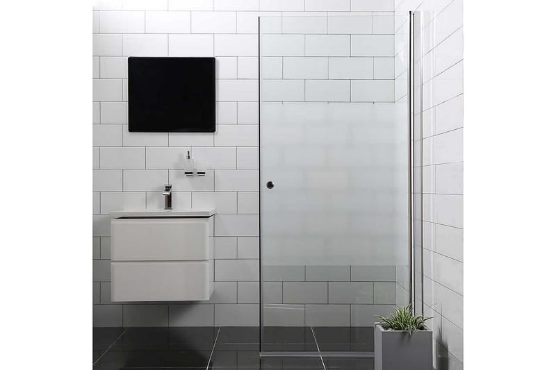 Mångsidig Suihkuovi Ositt huurrettu Suora ovi 90cm - 90cm - Talo & remontointi - Keittiö & kylpyhuone - Kylpyhuone - Suihkukalusteet - Suihkuovi