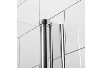 Suihkuovi Bathlife Mångsidig 45° Ovi  70x70 cm - Hopea/Kirkas lasi - Talo & remontointi - Keittiö & kylpyhuone - Kylpyhuone - Suihkukalusteet - Suihkuovi