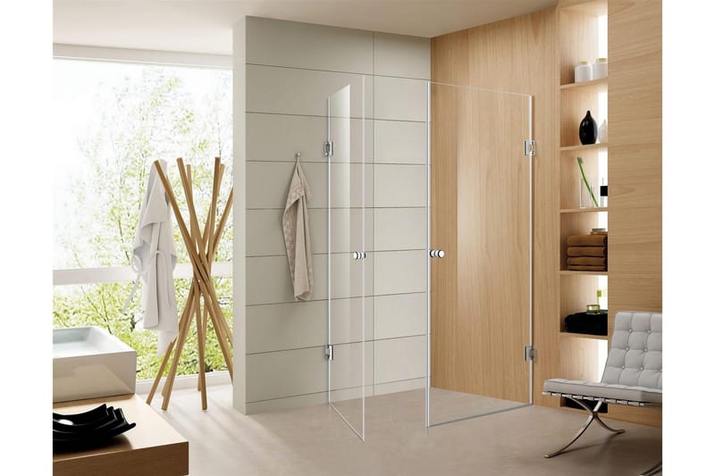 Suihkuovi - Helga 900, Läpinäkyvä