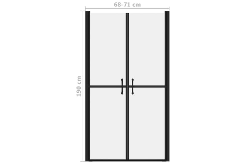 Suihkuovi Huurrettu ESG (68-71)x190 cm - Suihkuovi - Suihkukulmat