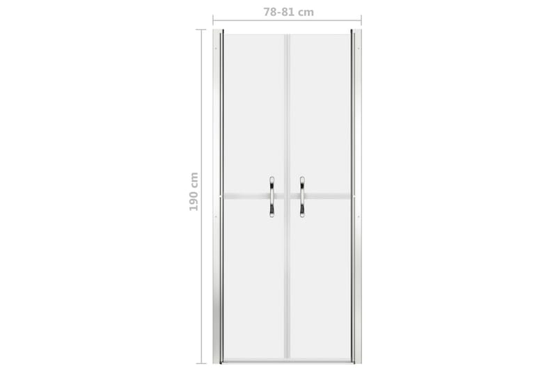 Suihkuovi huurrettu ESG 81x190 cm - Talo & remontointi - Keittiö & kylpyhuone - Kylpyhuone - Suihkukalusteet - Suihkuovi