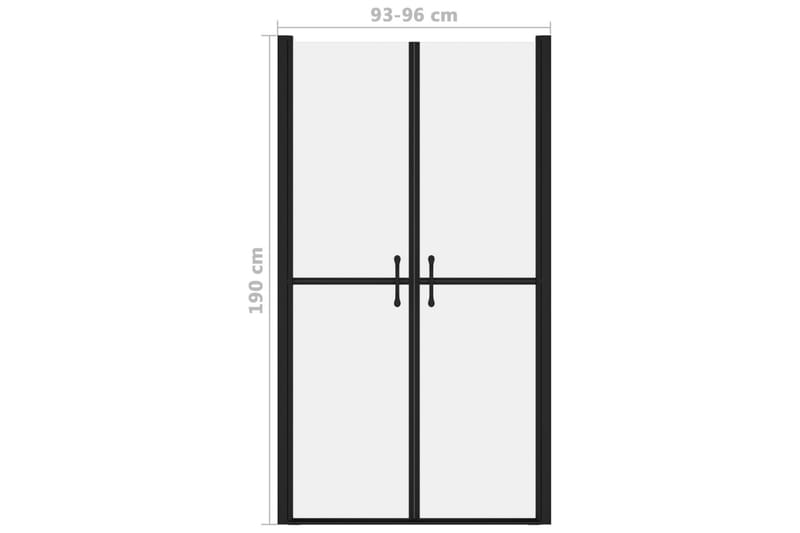 Suihkuovi huurrettu ESG (93-96)x190 cm - Talo & remontointi - Keittiö & kylpyhuone - Kylpyhuone - Suihkukalusteet - Suihkuovi