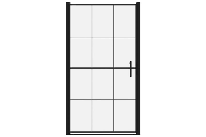 Suihkuovi karkaistu lasi 100x178 cm musta - Talo & remontointi - Keittiö & kylpyhuone - Kylpyhuone - Suihkukalusteet - Suihkuovi