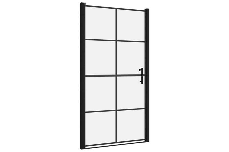 Suihkuovi karkaistu lasi 100x178 cm musta - Talo & remontointi - Keittiö & kylpyhuone - Kylpyhuone - Suihkukalusteet - Suihkuovi