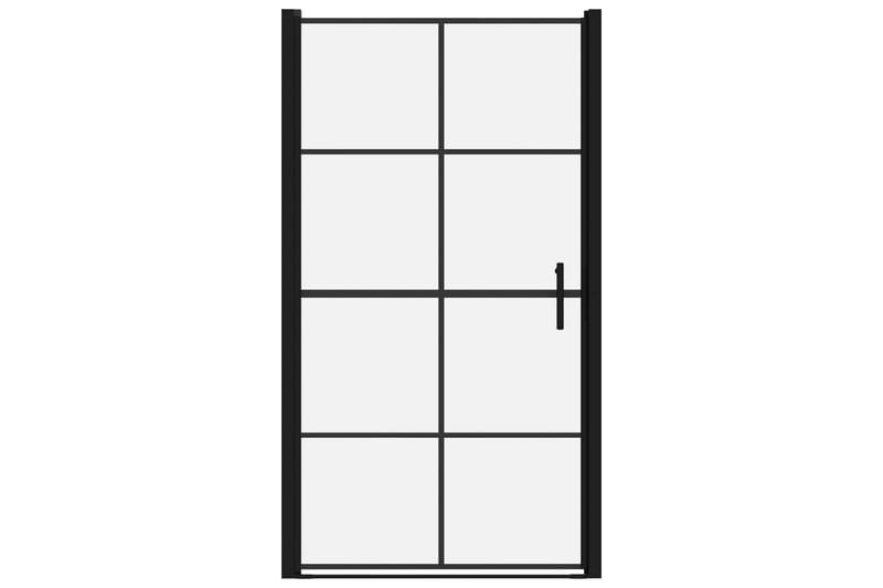 Suihkuovi karkaistu lasi 100x178 cm musta - Talo & remontointi - Keittiö & kylpyhuone - Kylpyhuone - Suihkukalusteet - Suihkuovi