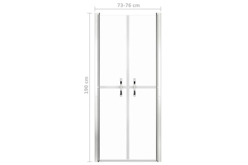 Suihkuovi kirkas ESG 76x190 cm - Talo & remontointi - Keittiö & kylpyhuone - Kylpyhuone - Suihkukalusteet - Suihkuovi