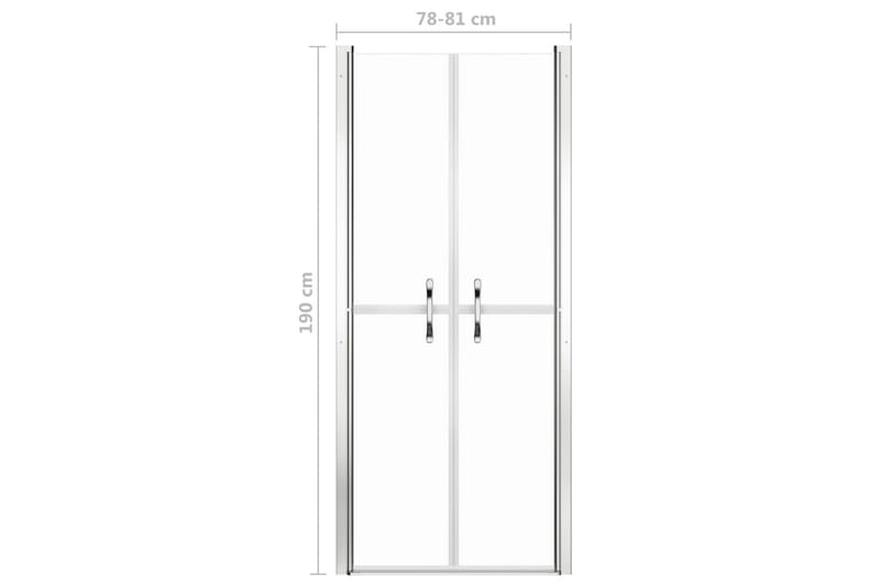 Suihkuovi kirkas ESG 81x190 cm - Talo & remontointi - Keittiö & kylpyhuone - Kylpyhuone - Suihkukalusteet - Suihkuovi
