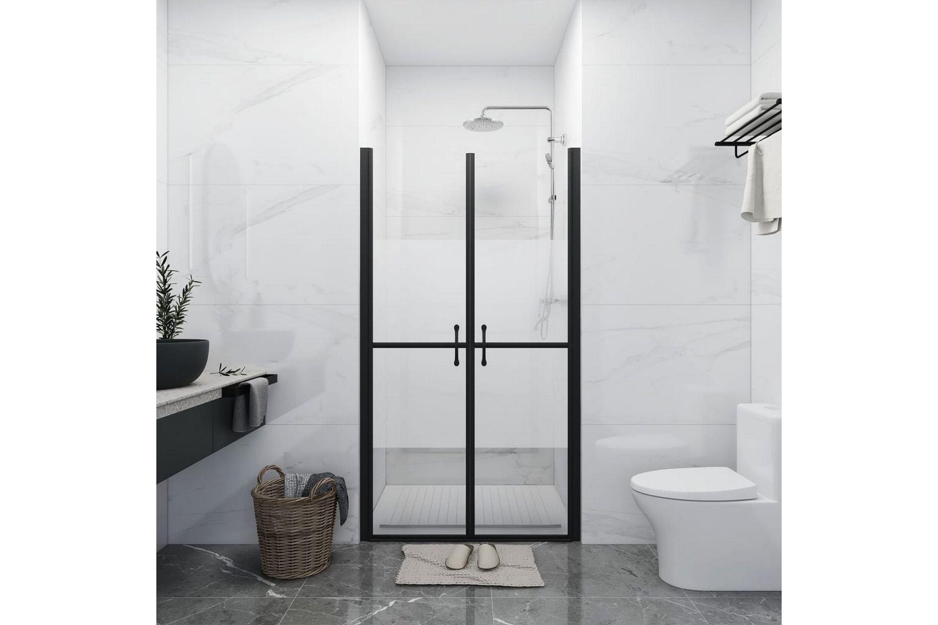 Suihkuovi Osittain huurrettu ESG (98-101)x190 cm - Talo & remontointi - Keittiö & kylpyhuone - Kylpyhuone - Suihkukalusteet - Suihkuovi