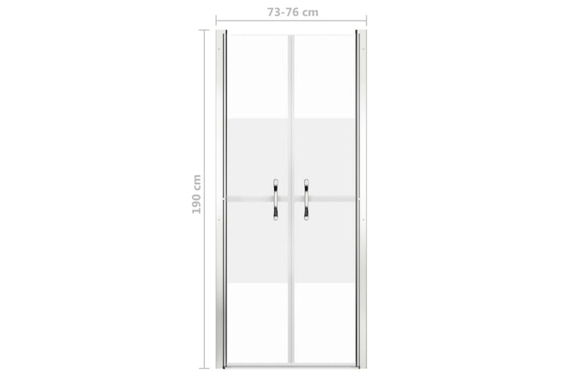 Suihkuovi puoliksi huurrettu ESG 76x190 cm - Talo & remontointi - Keittiö & kylpyhuone - Kylpyhuone - Suihkukalusteet - Suihkuovi