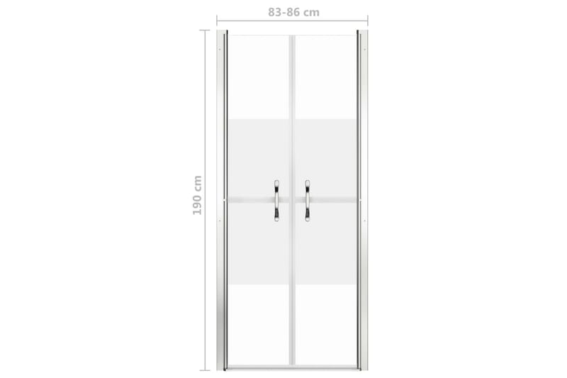 Suihkuovi puoliksi huurrettu ESG 86x190 cm - Talo & remontointi - Keittiö & kylpyhuone - Kylpyhuone - Suihkukalusteet - Suihkuovi