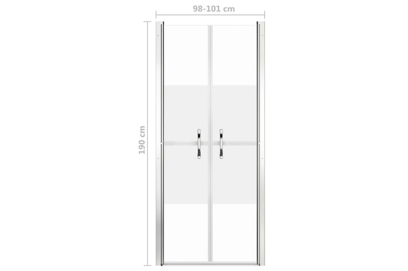 Suihkuovi puoliksi huurrettu ESG 101x190 cm - Talo & remontointi - Keittiö & kylpyhuone - Kylpyhuone - Suihkukalusteet - Suihkuovi