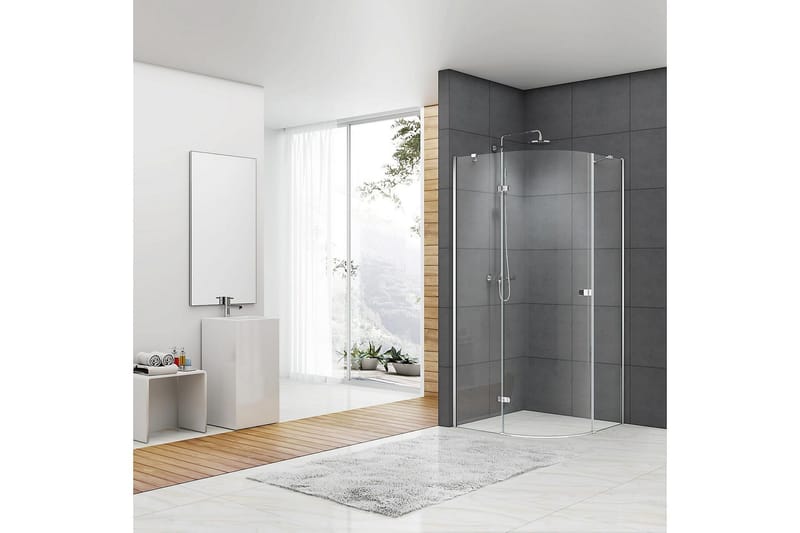 Duschhörn Bathlife Krom 100x100x195 cm - Talo & remontointi - Keittiö & kylpyhuone - Kylpyhuone - Suihkukalusteet - Suihkuseinät