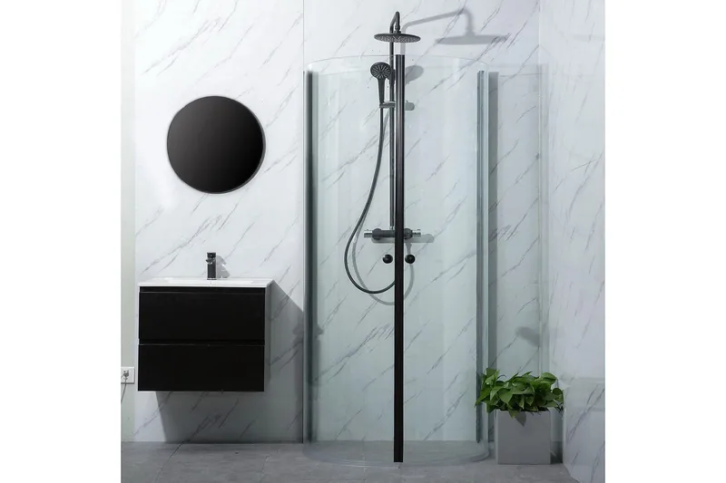 Duschhörn Bathlife Svart