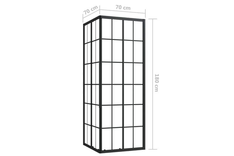 Suihkukaappi ESG 70x70x180 cm - Suihkuseinät