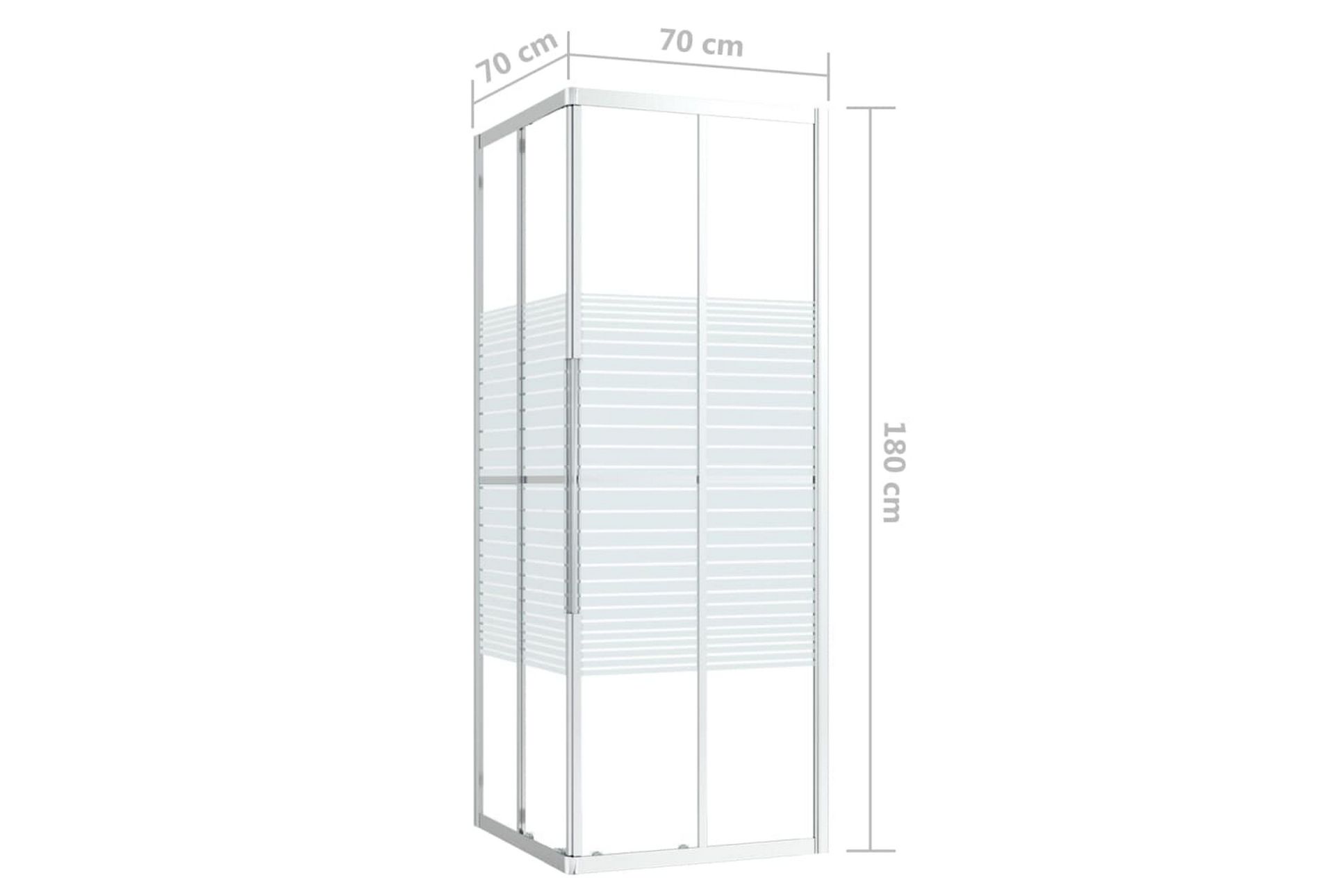 Suihkukaappi ESG 70x70x180 cm - Talo & remontointi - Keittiö & kylpyhuone - Kylpyhuone - Suihkukalusteet - Suihkuseinät