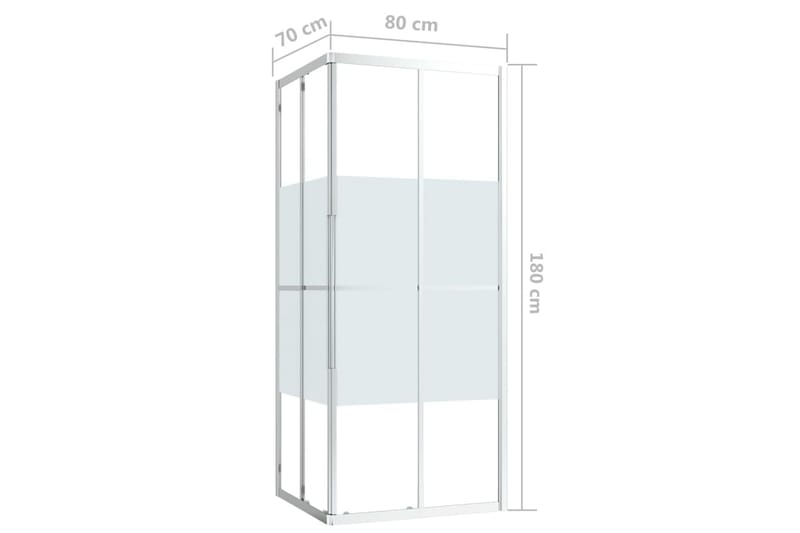 Suihkukaappi ESG 80x70x180 cm - Talo & remontointi - Keittiö & kylpyhuone - Kylpyhuone - Suihkukalusteet - Suihkuseinät