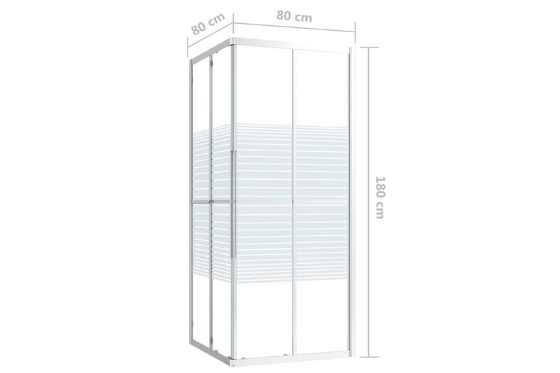 Suihkukaappi ESG 80x80x180 cm - Suihkuseinät