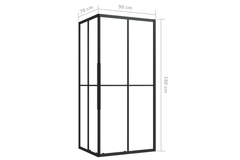 Suihkukaappi ESG 90x70x180 cm - Suihkuseinät