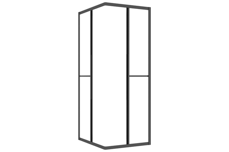 Suihkukaappi huurrettu ESG 90x70x180 cm musta - Talo & remontointi - Keittiö & kylpyhuone - Kylpyhuone - Suihkukalusteet - Suihkuseinät