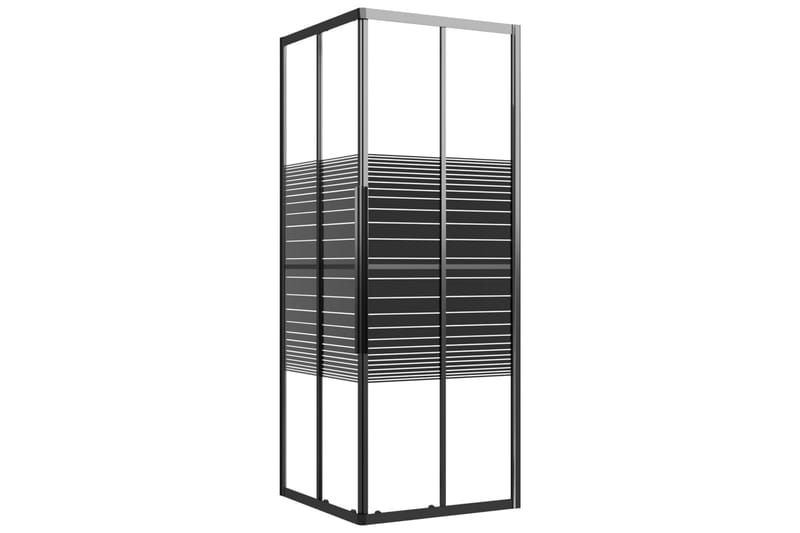 Suihkukaappi raidallinen ESG 80x80x180 cm musta - Talo & remontointi - Keittiö & kylpyhuone - Kylpyhuone - Suihkukalusteet - Suihkuseinät