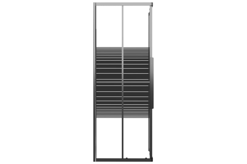 Suihkukaappi raidallinen ESG 80x80x180 cm musta - Talo & remontointi - Keittiö & kylpyhuone - Kylpyhuone - Suihkukalusteet - Suihkuseinät