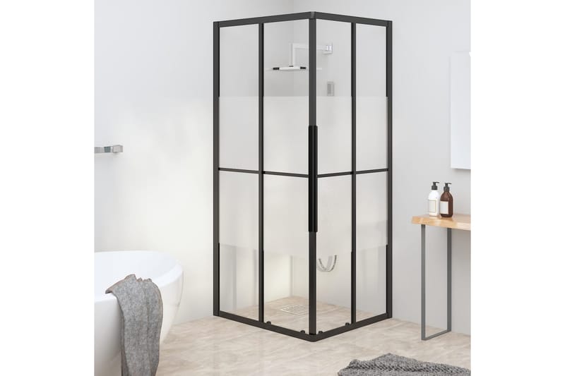 Suihkukaappi puolihuurrettu ESG 80x70x180 cm musta - Talo & remontointi - Keittiö & kylpyhuone - Kylpyhuone - Suihkukalusteet - Suihkuseinät