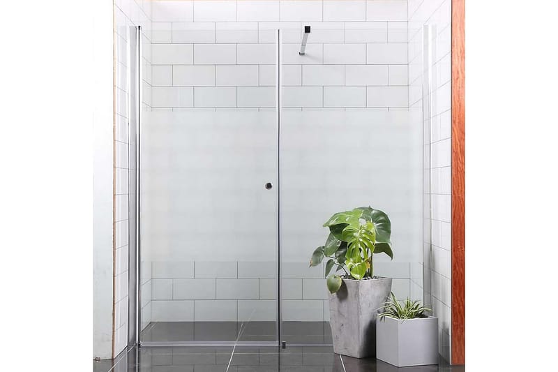 Suihkukulma Bathlife Mångsidig Suora Seinä 70 cm - Hopea/Osittain huurre - Talo & remontointi - Keittiö & kylpyhuone - Kylpyhuone - Suihkukalusteet - Suihkuseinät