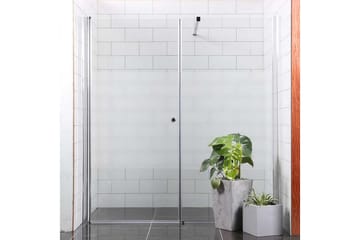 Suihkukulma Bathlife Mångsidig Suora Seinä 70x80 cm - Hopea/Osittain huurre - Talo & remontointi - Keittiö & kylpyhuone - Kylpyhuone - Suihkukalusteet - Suihkuseinät