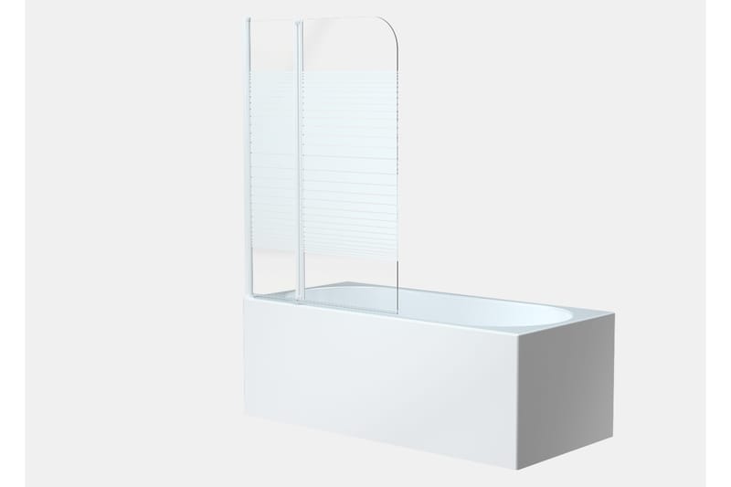 Suihkuseinä Almunge 100x140 cm - Valkoinen - Talo & remontointi - Keittiö & kylpyhuone - Kylpyhuone - Suihkukalusteet - Suihkuseinät