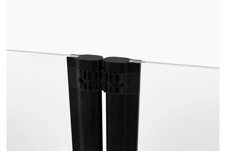 Suihkuseinä Almunge 140 cm - Musta - Suihkuseinät