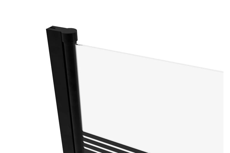 Suihkuseinä Almunge 140 cm - Musta - Talo & remontointi - Keittiö & kylpyhuone - Kylpyhuone - Suihkukalusteet - Suihkuseinät