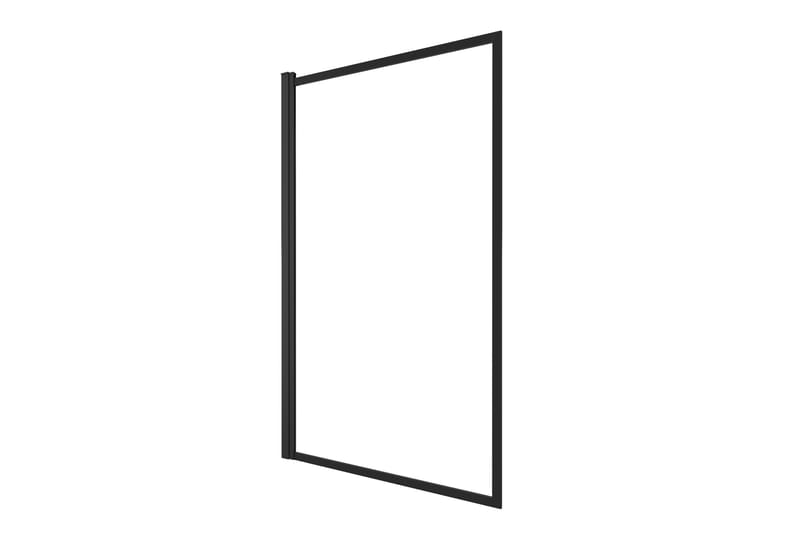 Suihkuseinä Almunge 75x130 cm - Musta - Talo & remontointi - Keittiö & kylpyhuone - Kylpyhuone - Suihkukalusteet - Suihkuseinät