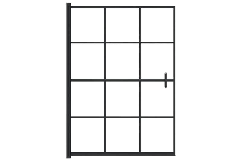 Suihkuseinä ESG 100x140 cm musta - Talo & remontointi - Keittiö & kylpyhuone - Kylpyhuone - Suihkukalusteet - Suihkuseinät