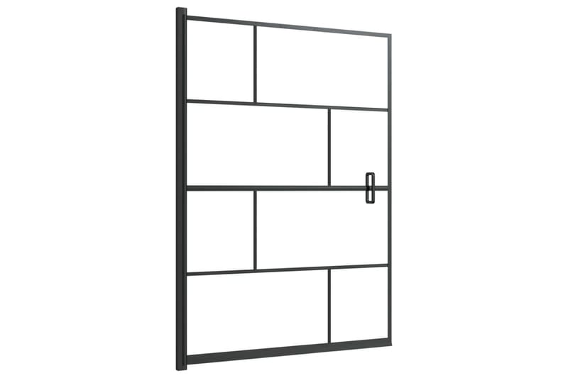 Suihkuseinä ESG 100x140 cm musta - Talo & remontointi - Keittiö & kylpyhuone - Kylpyhuone - Suihkukalusteet - Suihkuseinät