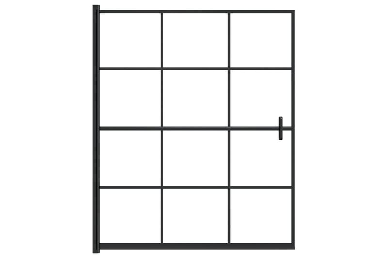 Suihkuseinä ESG 116x140 cm musta - Talo & remontointi - Keittiö & kylpyhuone - Kylpyhuone - Suihkukalusteet - Suihkuseinät
