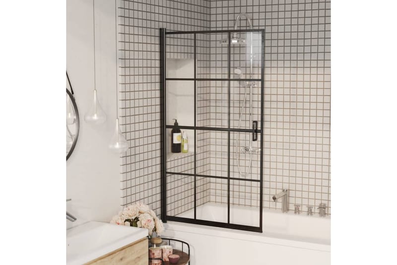 Suihkuseinä ESG 80x140 cm musta - Talo & remontointi - Keittiö & kylpyhuone - Kylpyhuone - Suihkukalusteet - Suihkuseinät