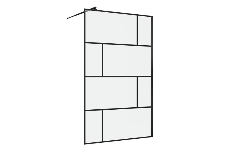 Suihkuseinä Hålahult 120x195 cm, Musta