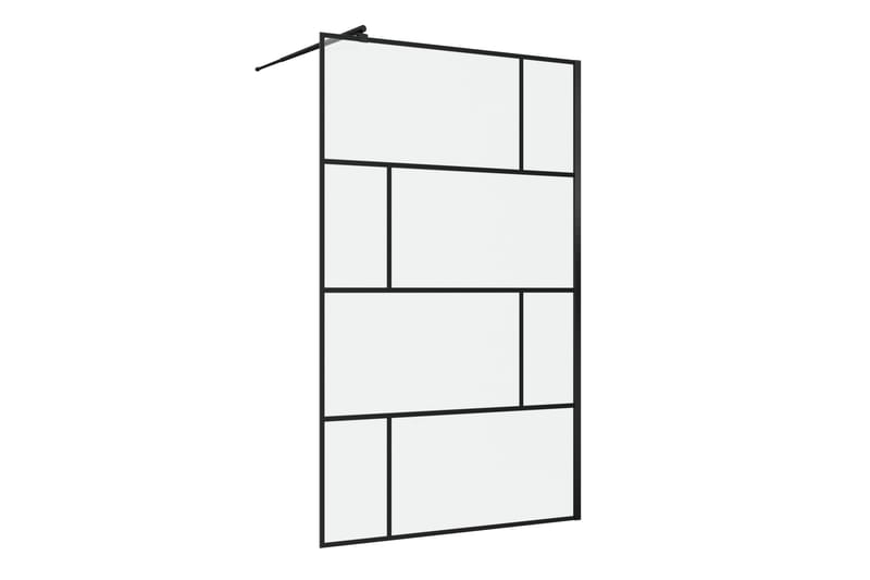 Suihkuseinä Hålahult 120x195 cm, Musta