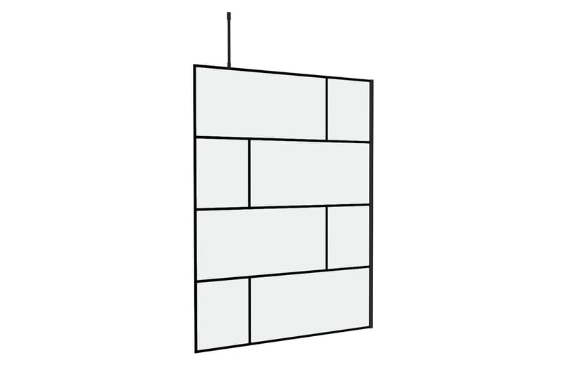 Suihkuseinä Hålahult 140x195 cm - Musta - Talo & remontointi - Keittiö & kylpyhuone - Kylpyhuone - Suihkukalusteet - Suihkuseinät