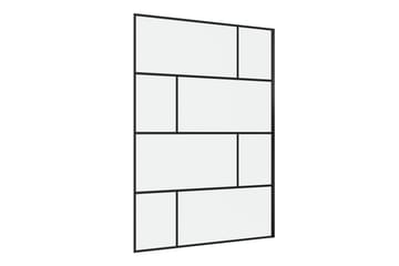 Suihkuseinä Hålahult 140x195 cm - Musta - Talo & remontointi - Keittiö & kylpyhuone - Kylpyhuone - Suihkukalusteet - Suihkuseinät