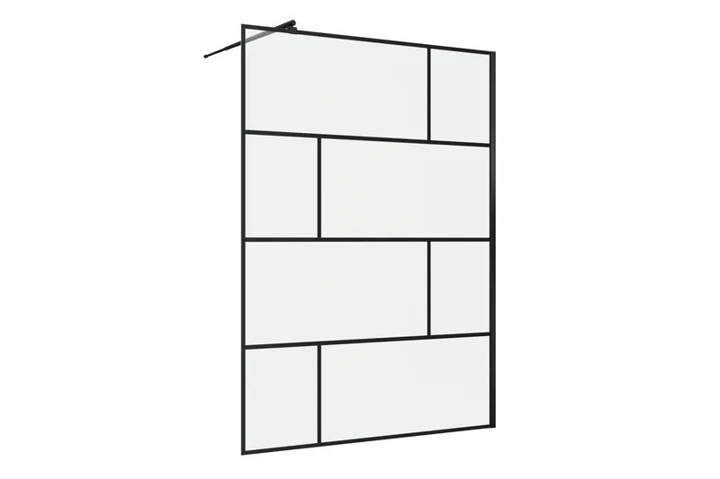 Suihkuseinä Hålahult 140x195 cm, Musta