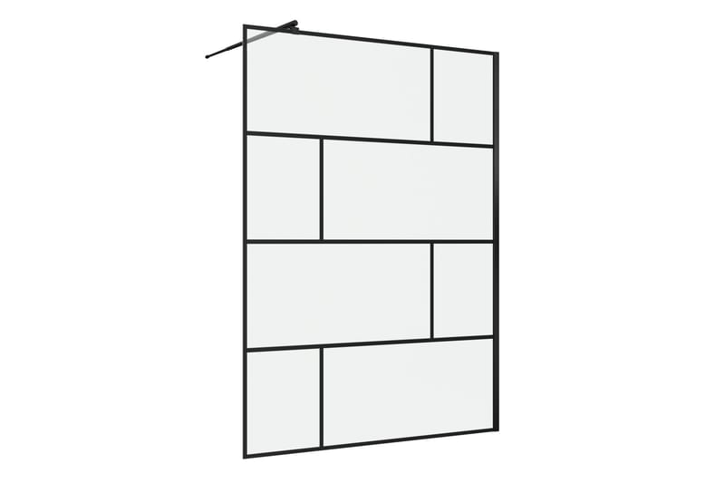 Suihkuseinä Hålahult 140x195 cm, Musta