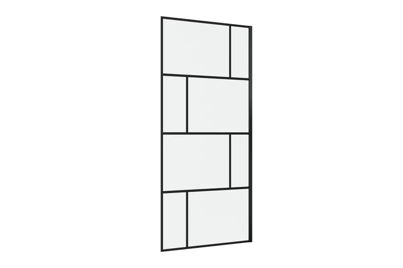 Suihkuseinä Hålahult 90x195 cm, Musta