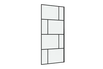 Suihkuseinä Hålahult 90x195 cm - Musta - Talo & remontointi - Keittiö & kylpyhuone - Kylpyhuone - Suihkukalusteet - Suihkuseinät