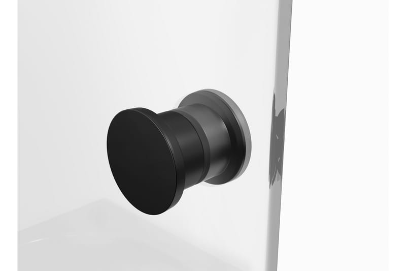 Suihkuseinä Tomtbod 140 cm - Musta - Talo & remontointi - Keittiö & kylpyhuone - Kylpyhuone - Suihkukalusteet - Suihkuseinät