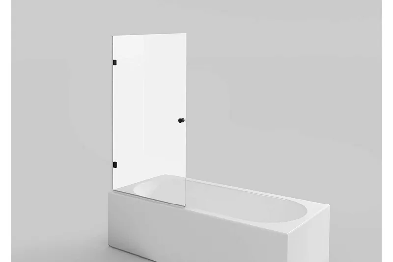 Suihkuseinä Tomtbod 140 cm - Musta - Talo & remontointi - Keittiö & kylpyhuone - Kylpyhuone - Suihkukalusteet - Suihkuseinät