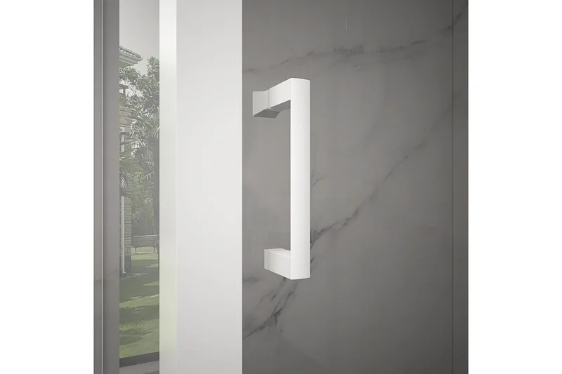 Suihkuseinä Venlla 120x200 cm - Valkoinen - Talo & remontointi - Keittiö & kylpyhuone - Kylpyhuone - Suihkukalusteet - Suihkuseinät