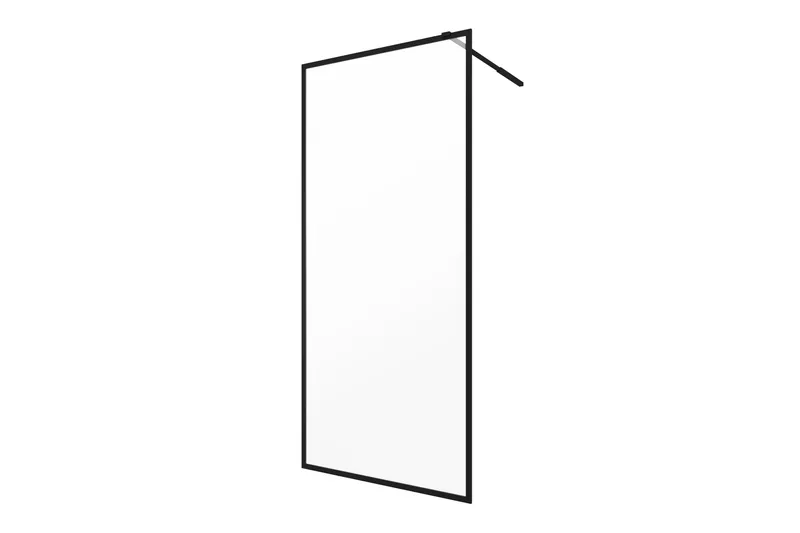 Suihkuseinä Venlla 70x200 cm - Musta - Talo & remontointi - Keittiö & kylpyhuone - Kylpyhuone - Suihkukalusteet - Suihkuseinät