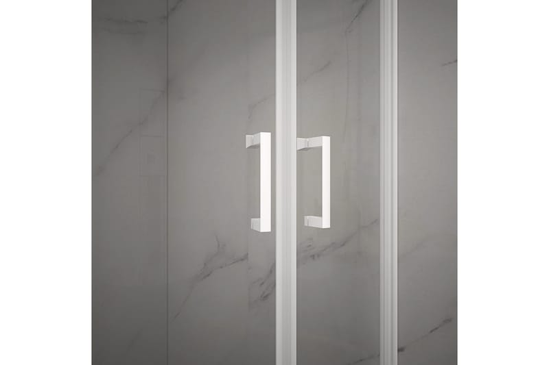 Suihkuseinä Venlla 90x200 cm - Valkoinen - Talo & remontointi - Keittiö & kylpyhuone - Kylpyhuone - Suihkukalusteet - Suihkuseinät