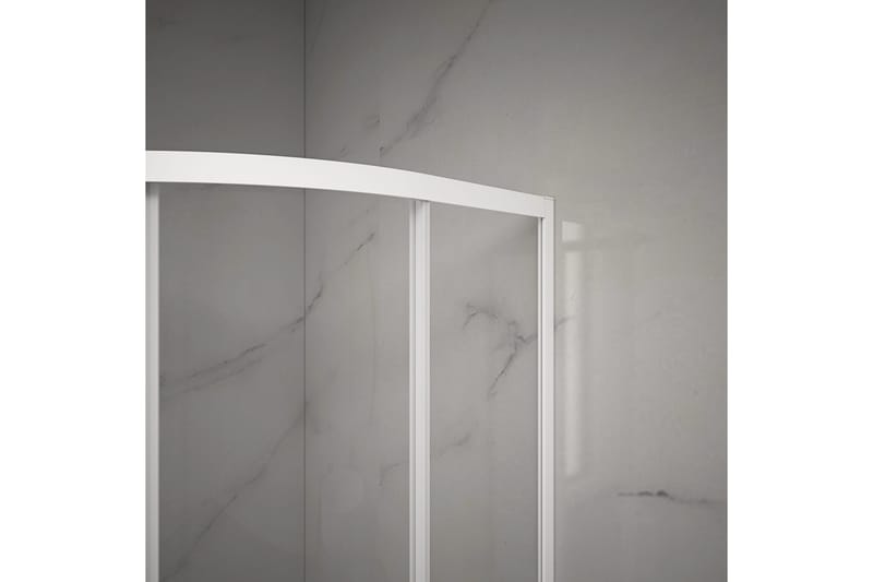 Suihkuseinä Venlla 90x200 cm - Valkoinen - Talo & remontointi - Keittiö & kylpyhuone - Kylpyhuone - Suihkukalusteet - Suihkuseinät